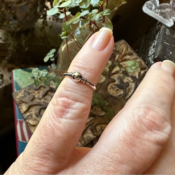 Bali Ball Sterling Silver Toe Ring - Picture 2 of 4